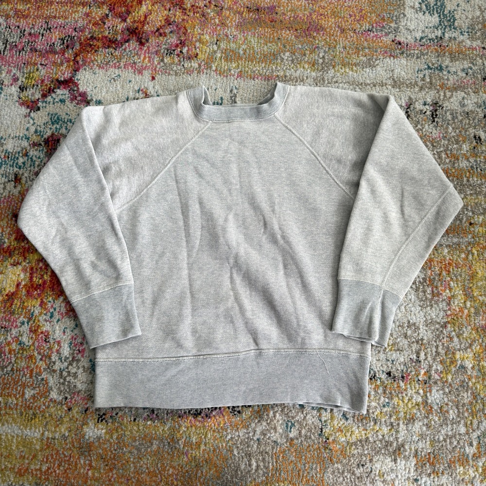 60s B.V.D. Raglan Sweatshirt Heather Grey Men's Size S Check measurements